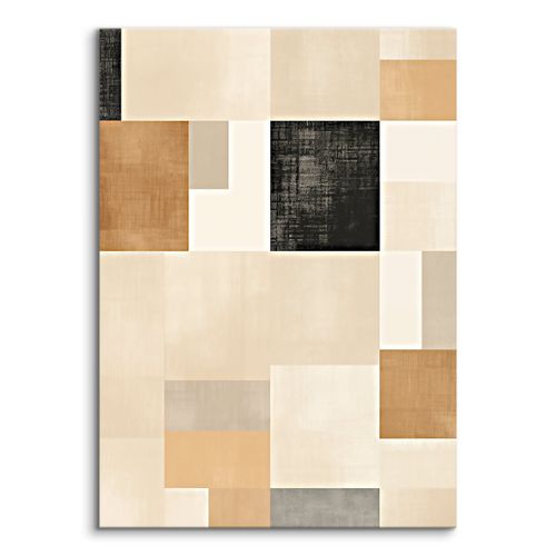 Obraz Do Salonu Kwadraty Abstrakcja Boho Wzór Geometryczny 80cm x 120cm na Arena.pl