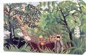 Obraz 60x40cm Exotic Landscape, Rousseau Vintage do Salonu