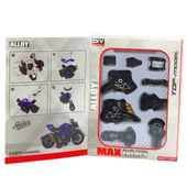 MODEL MOTOCYKLA METALOWEGO KOLOR CZARNY