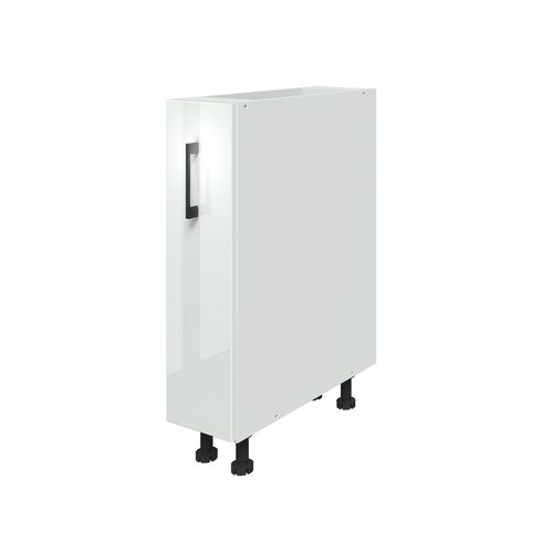 {AMIGA KU-D20 Szafka 20 cm dolna fronty akrylowe biały połysk na Arena.pl