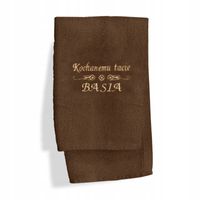 DUŻY RĘCZNIK 70X140 +HAFT PREZENT na DZIEŃ OJCA PREZENT DLA TATY