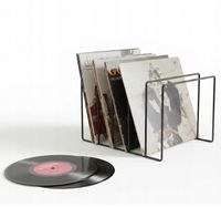 Stojak na winyle płyty winylowe organizer segregacja nowoczesny i