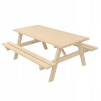 KOMPLET ZESTAW MEBLE OGRODOWE PIKI180 STÓŁ PIWNY PIKNIKOWY OGRODOWY