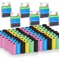 Worki na Psie Odchody Woreczki na Kupy mocne 1800 szt Torebki Mocne