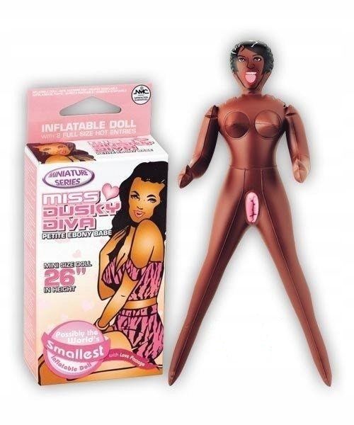 MINI DMUCHANA LALKA MIŁOŚCI MURZYNKA DUSKY DIVA zdjęcie 1