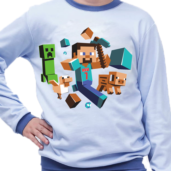 Piżama dziecięca Minecraft zdjęcie 1