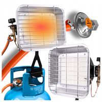 PROMIENNIK PIECYK NA BUTLE GAZ GRZEJNIK GAZOWY NAGRZEWNICA BRADAS PG-009G