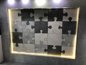 Puzzle 3D GRES dekoracja ścian podłogi NA WYMIAR
