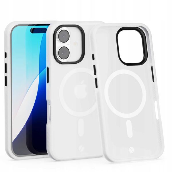 Spacecase Hybrid Fusion Mag Iphone 16 Clear zdjęcie 1