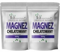 Magnez Chelatowany 1kg CHELAT SKÓRCZE PAMIĘĆ KONCENTRACJA RELAKS SERCE
