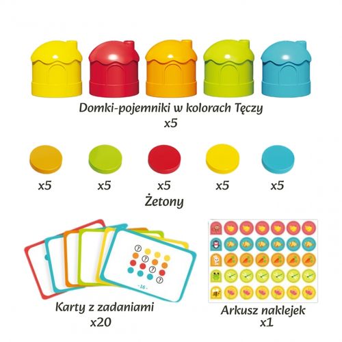 WOOPIE Gra Logiczna Edukacyjna Sorter Klasyfikacja Kolorów na Arena.pl