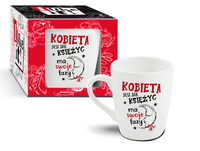kubek w kartoniku kobieta jest jak księżyc ma swoje fazy  300 ml