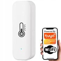 Czujnik Temperatury Wilgotności Biały 2x AAA WiFi TUYA Smart Life