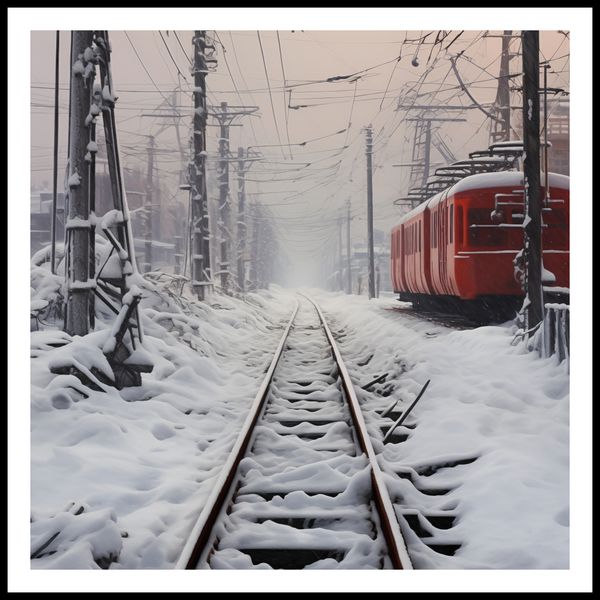 Plakat 70x70cm Podróż po Torach zdjęcie 3