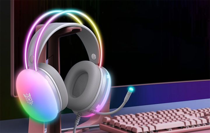 ONIKUMA X25 PRZEWODOWE SŁUCHAWKI GAMINGOWE NAUSZNE RGB Z MIKROFONEM zdjęcie 4