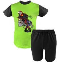 Krótka Piżama dziecięca Plants vs Zombie