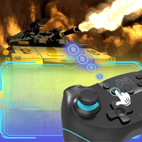 Kontroler Pro Pad Do Nintendo Switch Switch 2 Oled Turbo Wibracje Gamepad zdjęcie 5