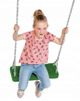 Siedzisko huśtawka gumowa curve - wzmacniana zielona