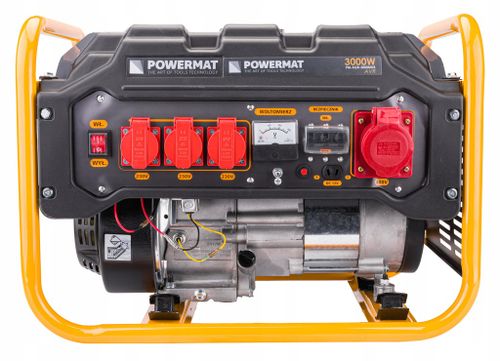AGREGAT PRĄDOTWÓRCZY GENERATOR 3000W 230V 12V 400V PM-AGR-3000MNS na Arena.pl
