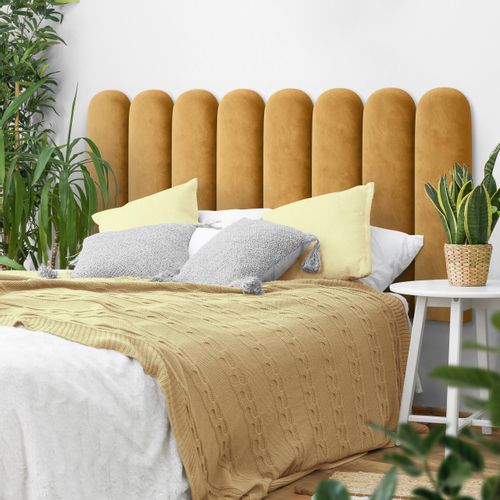 PANELE TAPICEROWANE NA ŚCIANĘ PŁOTEK ŻÓŁTY DLA DZIECI 80cm x 30cm na Arena.pl