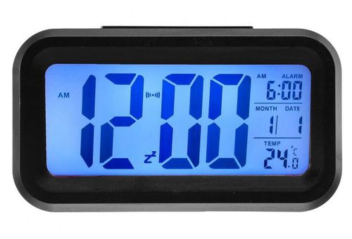 Budzik Xonix GHY-510 Black z termometrem, Sensor Light na Arena.pl