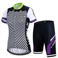 Komplet Rowerowy Termoaktywny Z Wkładką Damski NA LATO DOPASOWANY Żel 4XL