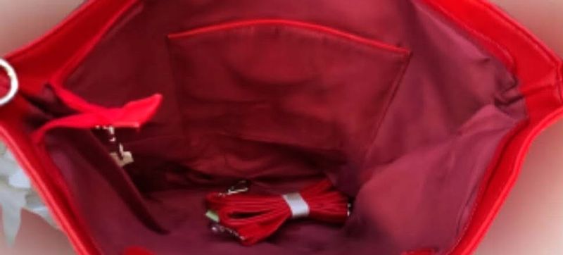 Torebka damska EKO SKÓRA pojemna pomieści A4 długi pasek w komplecie zdjęcie 6