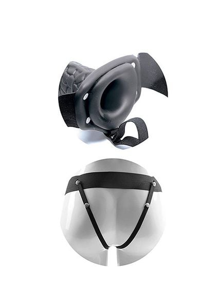 Proteza-Vibratore Strap On Cavo Real Rapture 8 Black zdjęcie 3