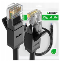 kabel sieciowy ugreen nw102 ethernet rj45, cat.6, utp, 15m (czarny)