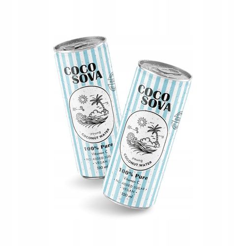 ZESTAW 12x Woda Kokosowa z Młodego Kokosa Cocosova 320 ml na Arena.pl