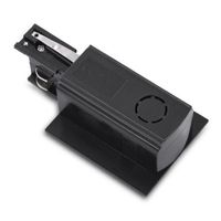 Zasilanie końcowe podtynkowe Track AZ4310 do 3-faz szyny 230V czarne lewe