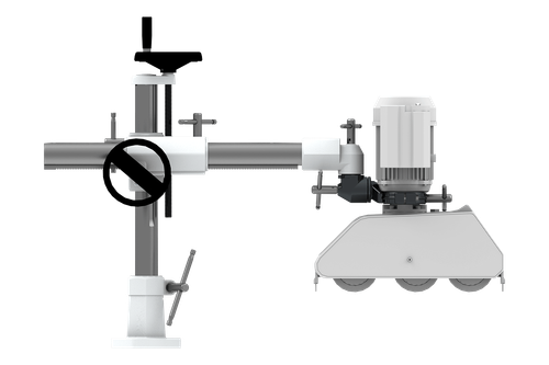 Posuw czołg mechaniczny 3 rolkowy statyw przegub 360 stopni uchwyt statywem na Arena.pl