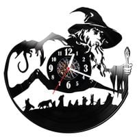 Zegar ścienny z płyty winylowej Wladca Pierscieni 1002.14