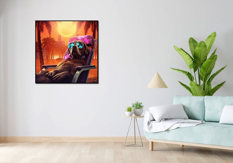 Plakat 90x90cm Lato w Stylu zdjęcie 4