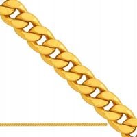 Złoty męski łańcuszek pancerka z złoto 585 klasyczny łańcuch 1.30g R45 14kt