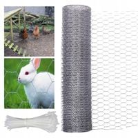 OGRODZENIE Z SIATKI SZEŚCIOKĄTNEJ, SIATKA DRUCIANA, DRUT DLA KRÓLIKÓW, KUR