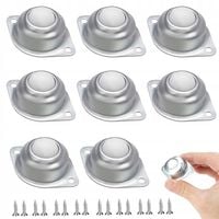 Rolka Kula Meblowa Cichy Kółko Meblowe Nylon 8 szt