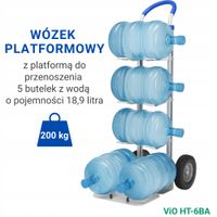 Wózek Platformowy z Platforma do Przenoszenia Butelek ViO HT-6BA max 200kg