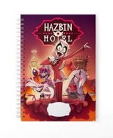 Zeszyt A5 100 stron w kratkę Hazbin Hotel