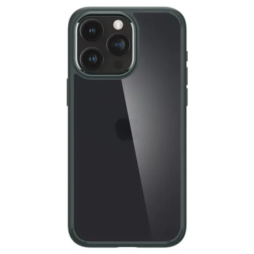 Etui Spigen Ultra Hybrid na iPhone 15 Pro - ciemnozielone na Arena.pl