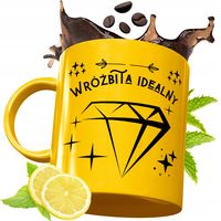 Złoty Kubek Premium Dla Wróżbity Prezent Z Nadrukiem Ze Zdjęciem