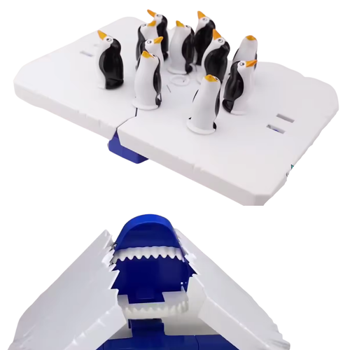 Gra Rodzinna "Przygoda Na Biegunie Południowym" Pingwinki Rekin Zestaw na Arena.pl