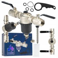 FILTR MAGNETYCZNY SEPARATOR ZANIECZYSZCZEŃ 11/4" DO INSTALACJI CO 5/4" DN32