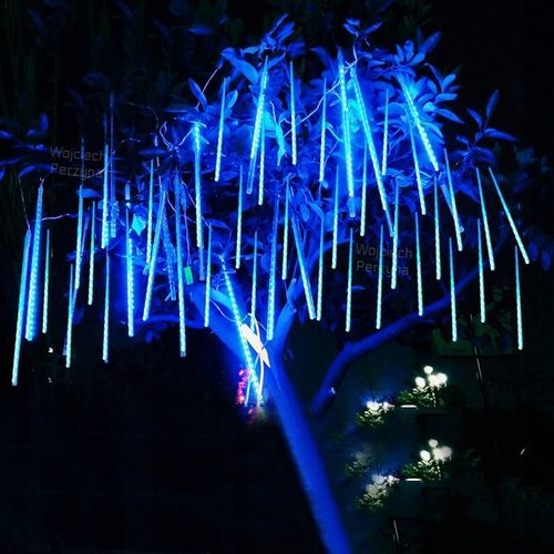 METEORY 50 CM LAMPKI PADAJĄCY ŚNIEG OŚWIETLENIE ŚWIĄTECZNE IP44 SOPLE LED na Arena.pl