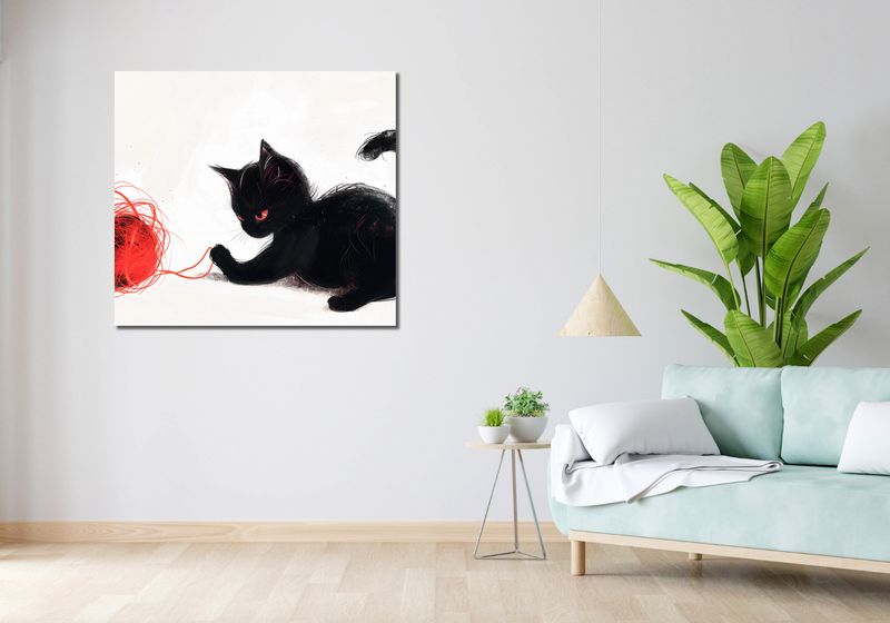 Obraz 100x90cm Niesforny Łobuz zdjęcie 2