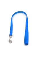 A-473 pejcz, krótka smycz dla psa taśma 25mm/80cm Kolor - Niebieski