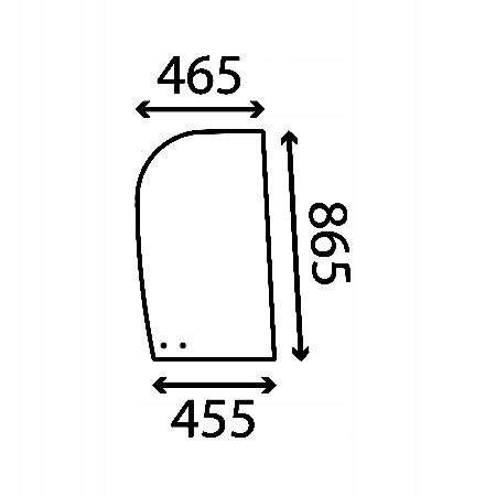 Szyba boczna prawa przesuwna tylna JCB 8025, 8026, 8030 ZTS. 8035 CTS, ZTS na Arena.pl