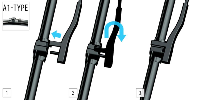 Wycieraczki przednie do Mercedes Klasa C (W204) (12.2008-04.2013r) zdjęcie 3
