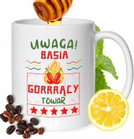 Kubek Dla Basi Koleżanki Przyjaciółki Żony Prezent Z Nadrukiem Biały 330Ml