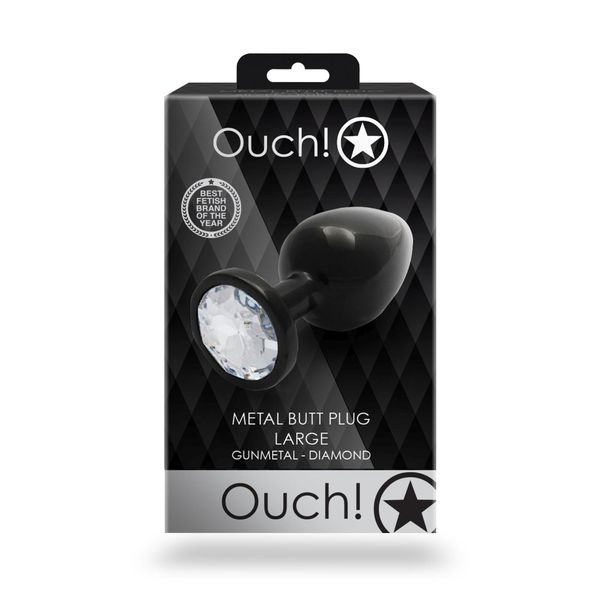 Round Gem Butt Plug - Large zdjęcie 2